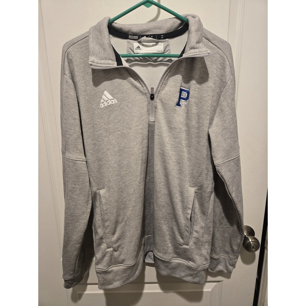 Mens Adidas Large Grey Pull Over